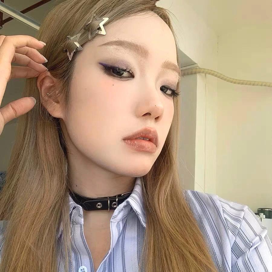 10Pcs Silver Star BB Hairclips Girls Y2K Cute Star Barrettes Women Simple Metal Snap Clip Headdress Hair Jewelry Accessories