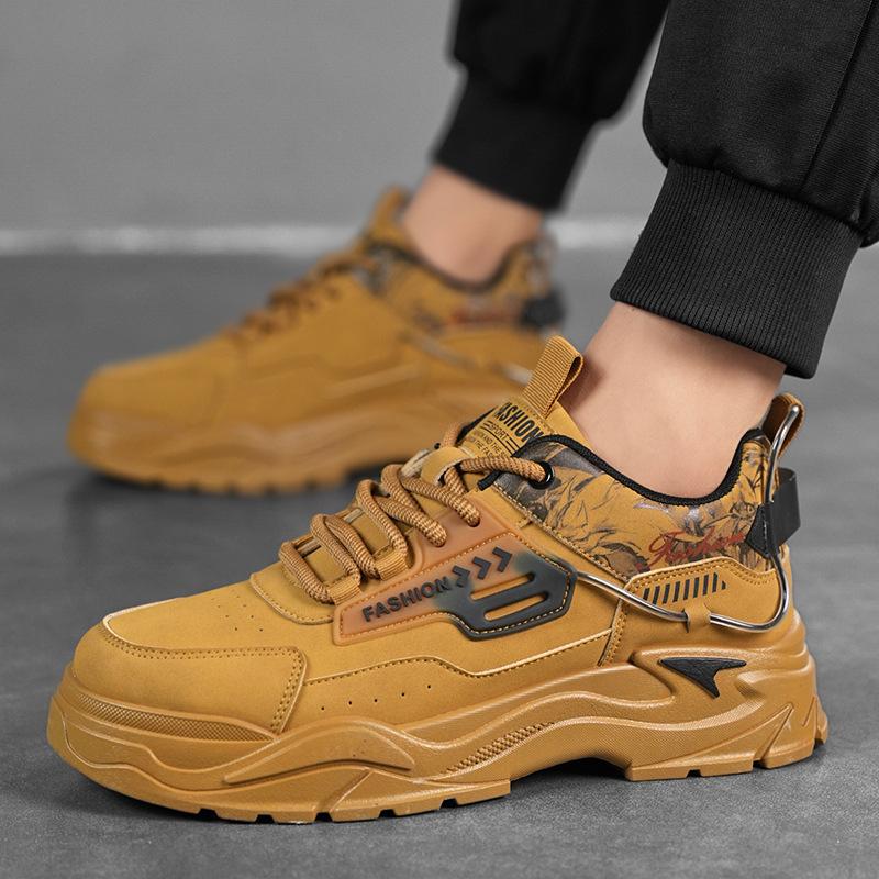 Мужская обувь четыре сезона новая повседневная обувь модная мужская спортивная обувь на шнуровке корейская версия персонализированная студенческая трендовая обувь