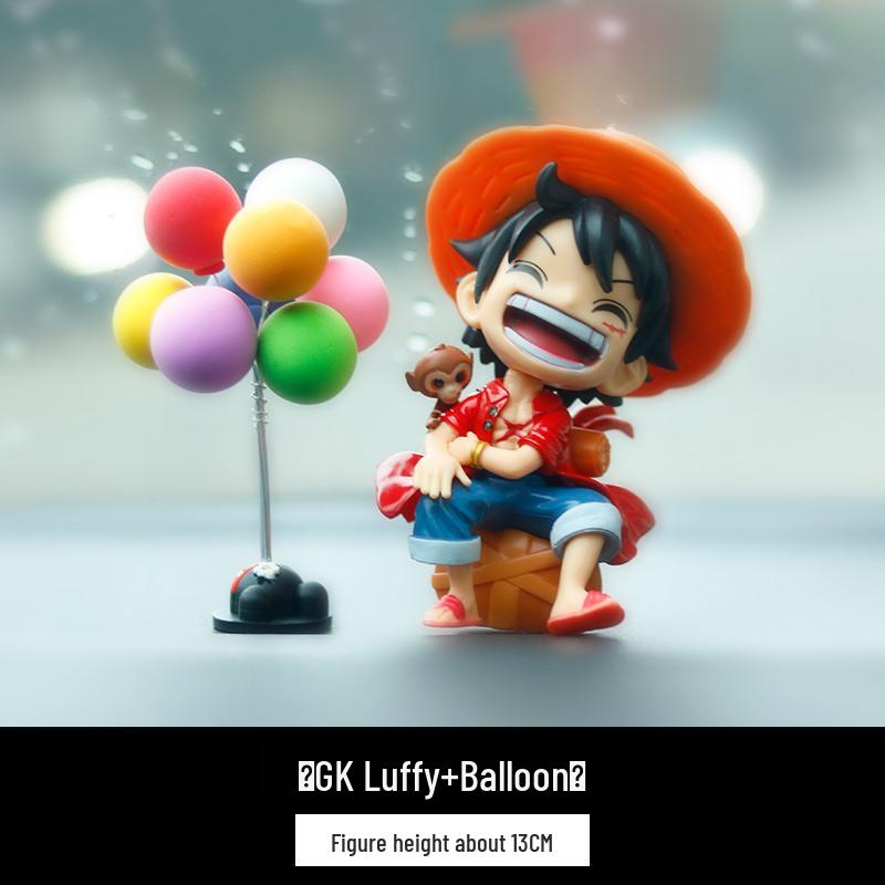 Аниме One Piece Украшение на центральную консоль автомобиля с Луффи и Зоро - Аксессуар для украшения интерьера.