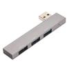 Мини-концентратор USB3.0 3 в 1 1xUSB3.0 2xUSB2.0 5 Гбит/с Портативный высокоскоростной многофункциональный USB-концентратор из алюминиевого сплава