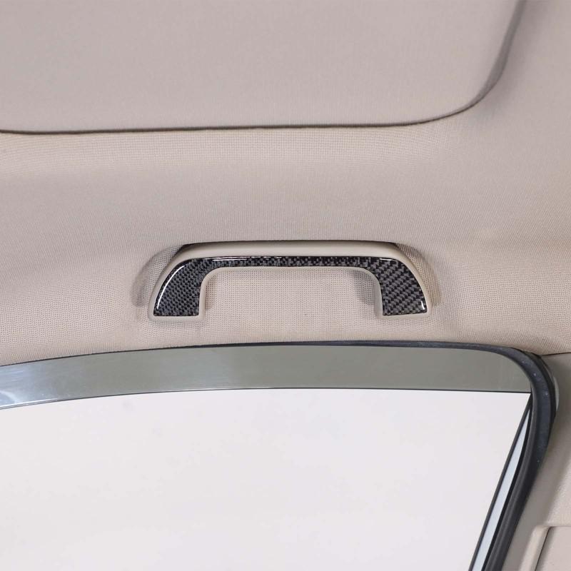 4x Soft Carbon Fiber Car Overhead Grab Handle Decorative Sticker Protection Suitable for Honda Odyssey RB1/RB2/RB3 2009-2014