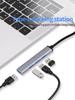 Расширения мини-USB-концентратора, 4-портовый USB-концентратор 3.0, концентратор 2.0, USB-адаптер, станция, ультратонкий портативный концентратор данных, USB-разветвитель