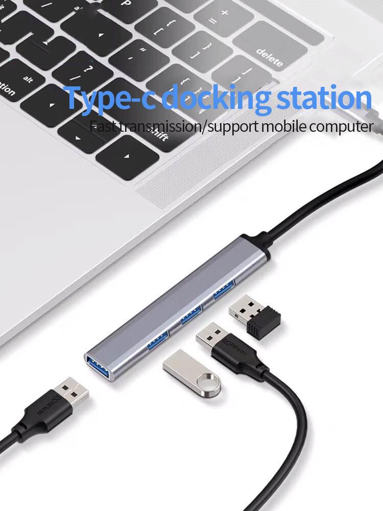 Расширения мини-USB-концентратора, 4-портовый USB-концентратор 3.0, концентратор 2.0, USB-адаптер, станция, ультратонкий портативный концентратор данных, USB-разветвитель