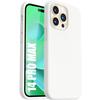 Protective Case - E.F.CONNECTION - for iPhone 14 Pro Max - Flexible - White - Matte Effect