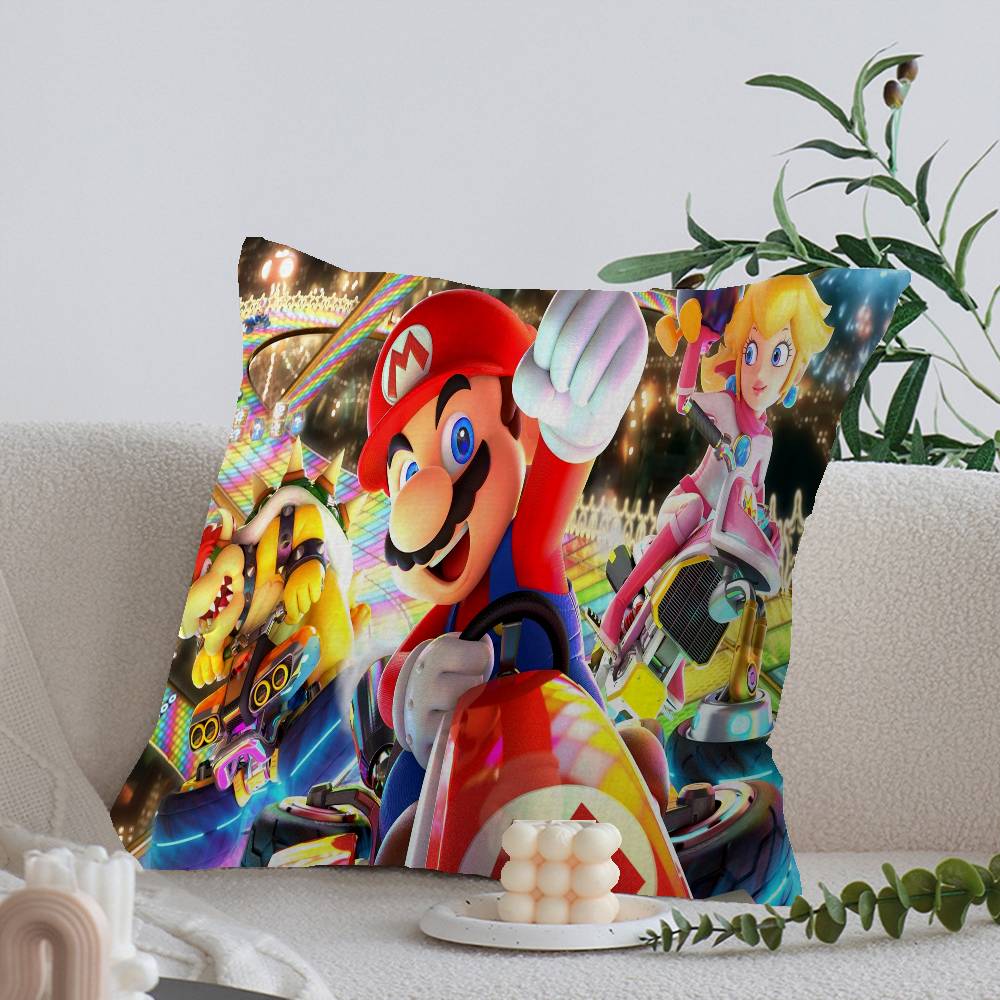 Super Game M-Marios Pillow Cover for Bedroom Room and Living Room Sofa Decorative Cushion Cover