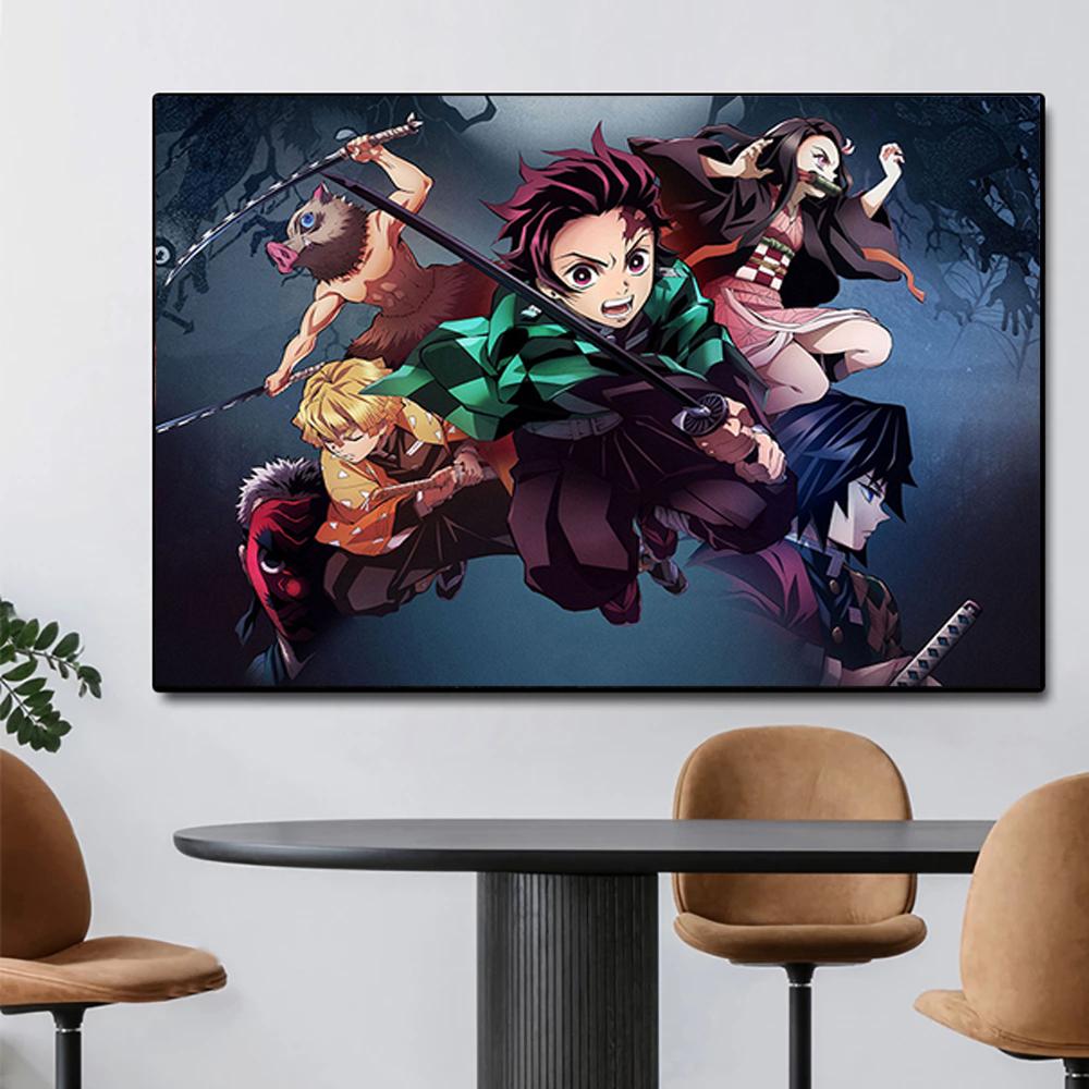 Japanese Anime Canvas Printing Poster and Print Wall Art Pictures Home Decoration Boy Bedroom Painting Gift No Frame