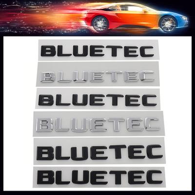 3D Премиум ABS BLUETEC Наклейка с буквой Значок на задний бампер Автомобильный значок на задний багажник Аксессуары Внешнее украшение