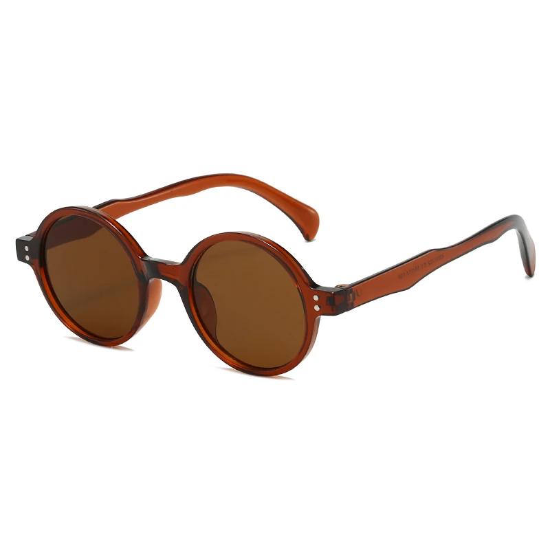 Винтажные круглые солнцезащитные очки Ретро Женские Мужские Роскошные Дизайнерские Солнцезащитные очки Защита UV400 Для улицы Вождения