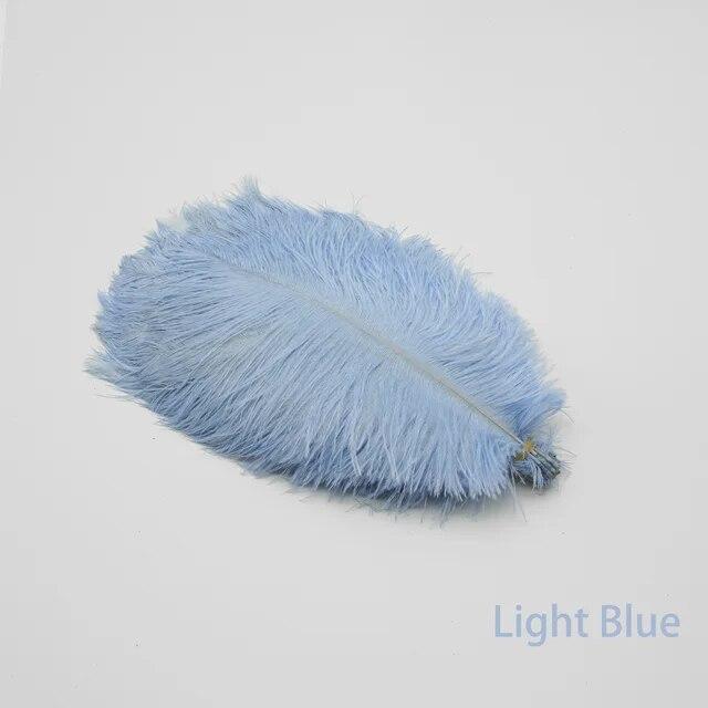 20 шт./лот, натуральные белые страусиные перья, аксессуары ручной работы, свадебные украшения для дома, Марди Гра, красочные плюмы, деко