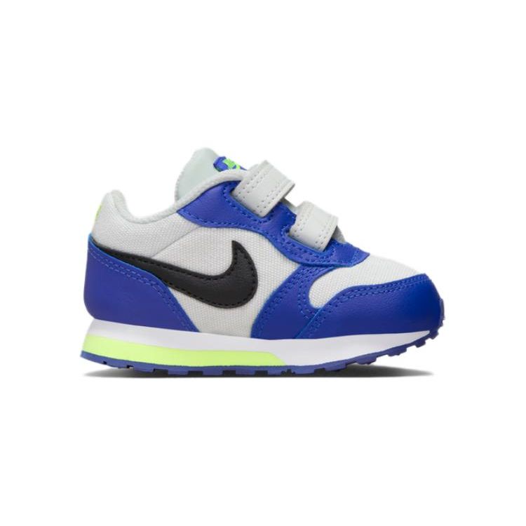 Nike Кроссовки MD Runner 2 TD Hyper Blue Photon Dust Baby серо-черные 806255-021