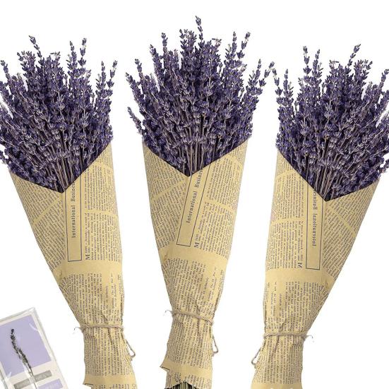 Красивый декор из сушеной лаванды Многоцелевое украшение дома