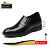 Fashion Genuine Leather Men Sneakers Elevator Shoes 3/6/8CM Height Increasing Loafers Man Party Casual Busincess Moccasins Taller Male