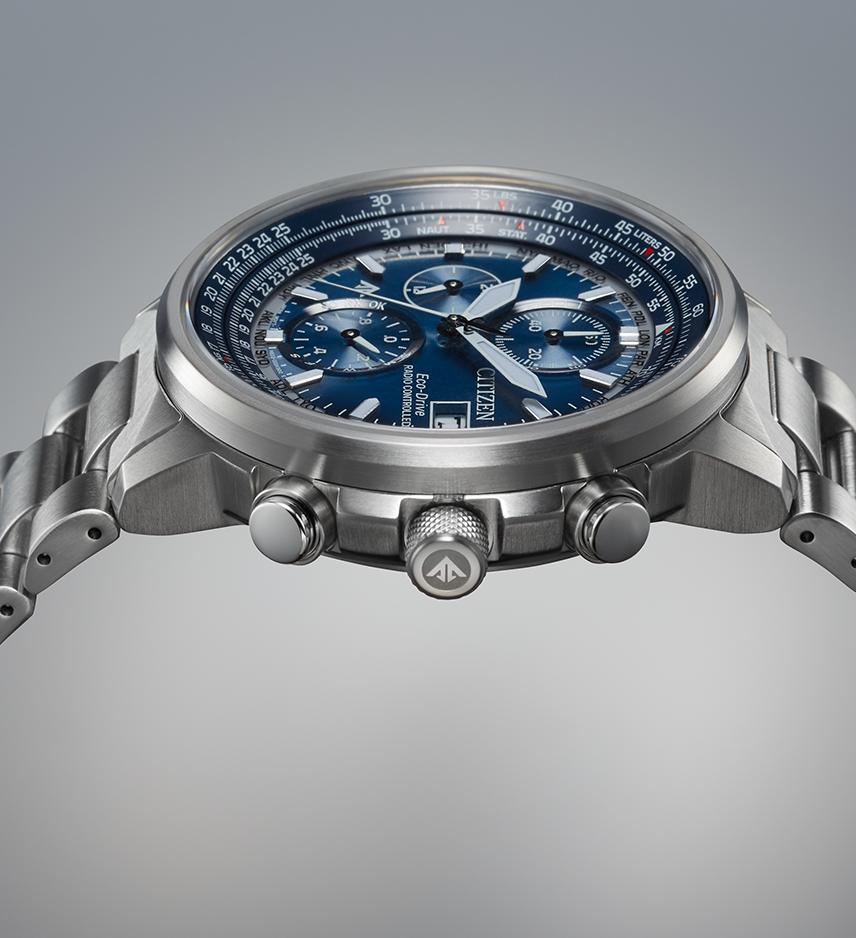 Citizen Мужские часы Promaster Sky Series с радиоконтролем, корпус из нержавеющей стали, AT8300-58L