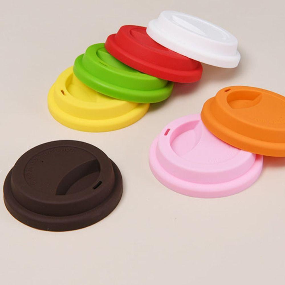 9cm Coffee Mug Lids Universal Fresh Cover Drinkware Accessories Silicone Cup Lid Milk Tea