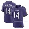 Embroidered Football Jersey Baltimore Ravens 14 Black Mens Athletic Shirt Adult Size S-XXXL