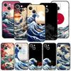 Модный Япония Великая волна у Канагавы Роскошный чехол для телефона для iPhone 13 15 14 12 Mini 11 Pro MAX XR X SE XS 7 8 Plus Чехол