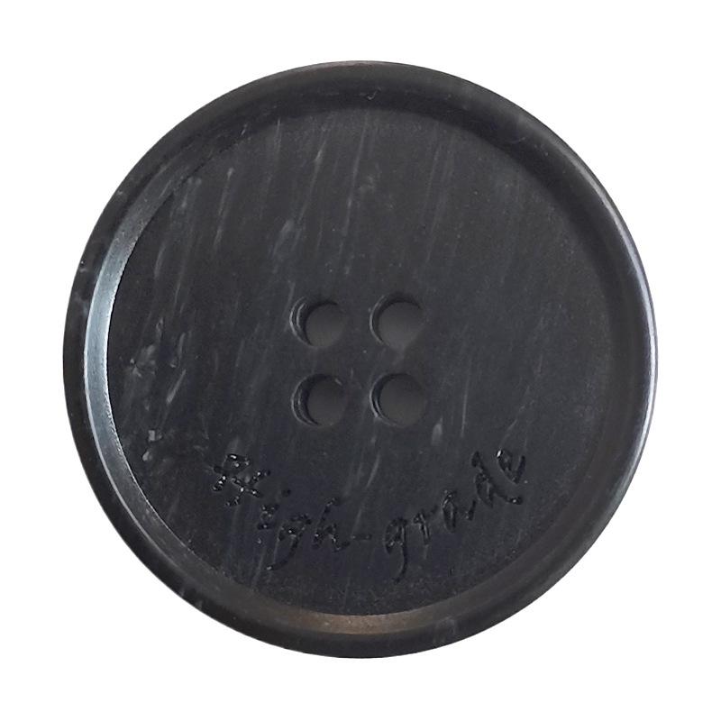 Пуговицы из смолы с четырьмя отверстиями, Пуговицы для одежды с буквами, Вязаный свитер, Декоративные пуговицы для костюма, Тренч, Пальтовые пуговицы