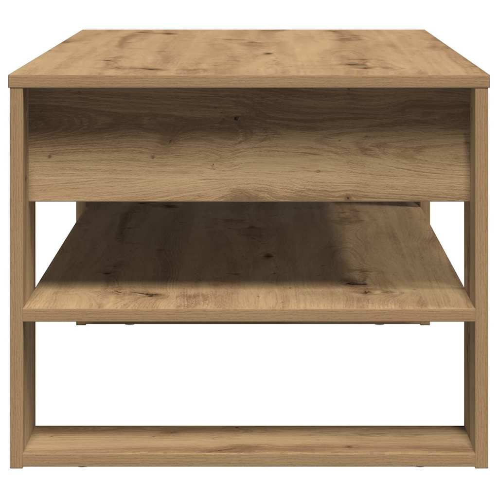 Artisan Oak Coffee Table 102 x 55 x 45 cm Particleboard