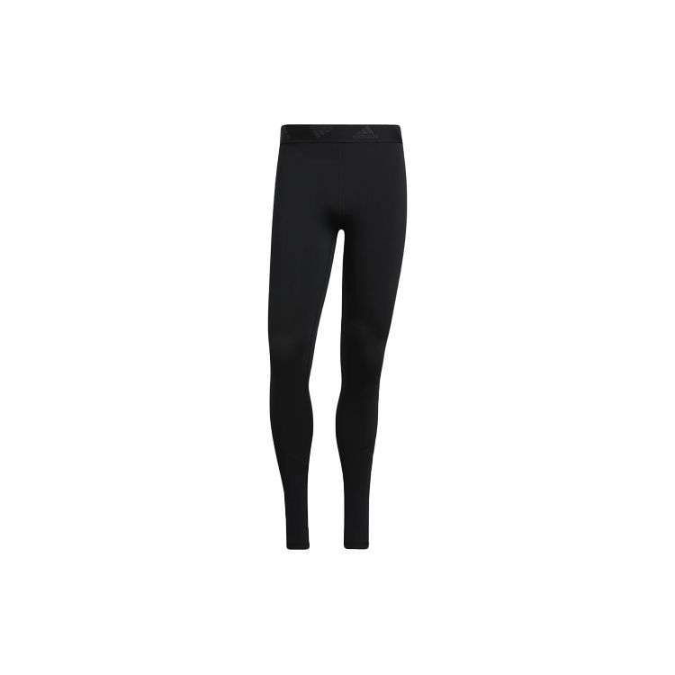 Adidas Tf Warm Lt Logo Stretch-Fit Performance Leggings Men Bottoms Black GT9518
