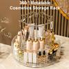 Легкий роскошный вращающийся настольный ящик для хранения косметики, туалетный столик, поднос для ухода за кожей, акриловый прозрачный настольный стеллаж для хранения