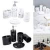 Набор аксессуаров для ванной комнаты 5 предметов Держатель для зубных щеток Дозатор