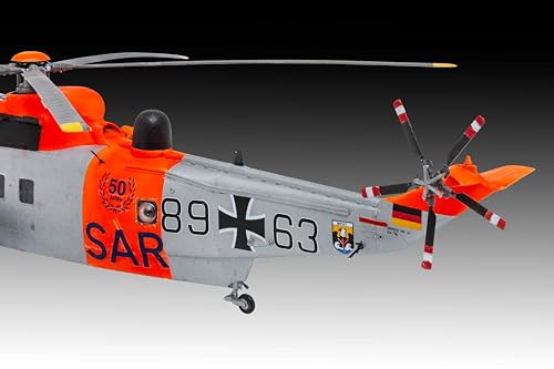 Немецкий Revell 1/72 Westland Sea King Mk.41 Пластиковая модель 03785 (Вертолет)