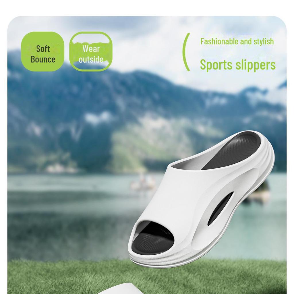 Мужские летние сандалии EVA для активного отдыха 2025 года с противоскользящей подошвой — повседневные спортивные тапочки с толстой подошвой