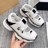 Sports Sandals Women's Summer New Thick-Soled Ins Fashion Shoes Daddy Breathable All-Matching Hollow Velcro Hole