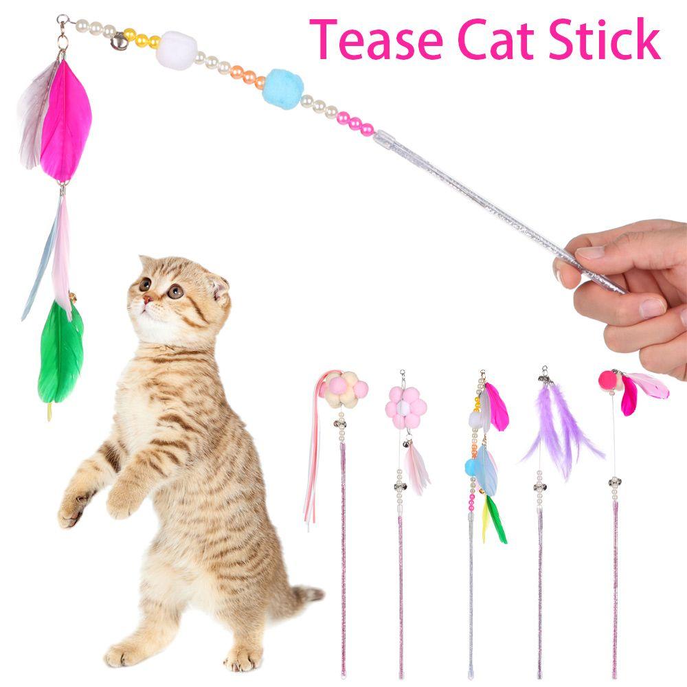1PCS Home Tease Cat Stick Resistant Toy Pet Toy Cat Products Cat Toys Cat Supplies