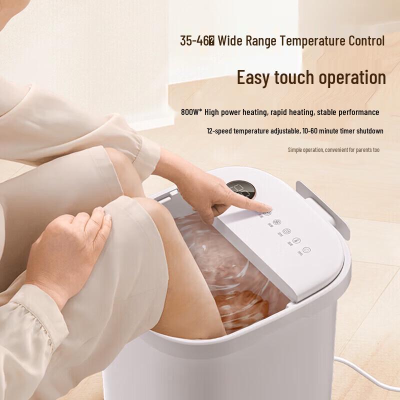 Midea Smart Heated Foot Bath Massager with UV Sterilization