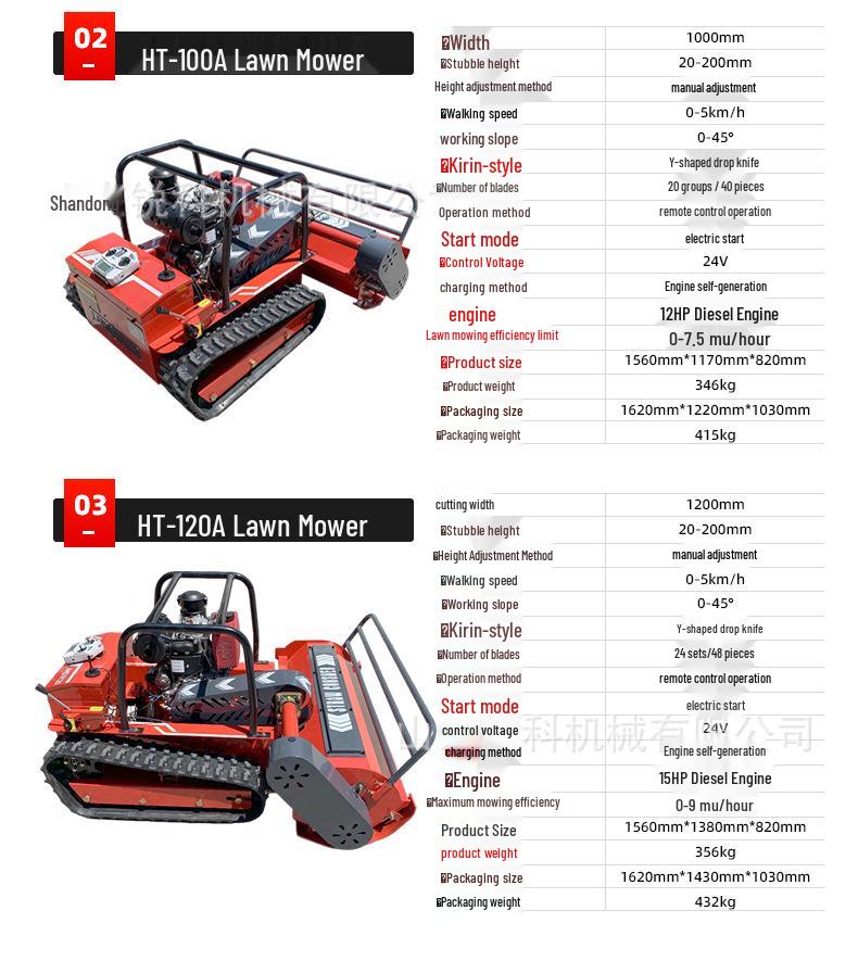 15HP Smart Diesel Lawn Mower & Grass Chipper