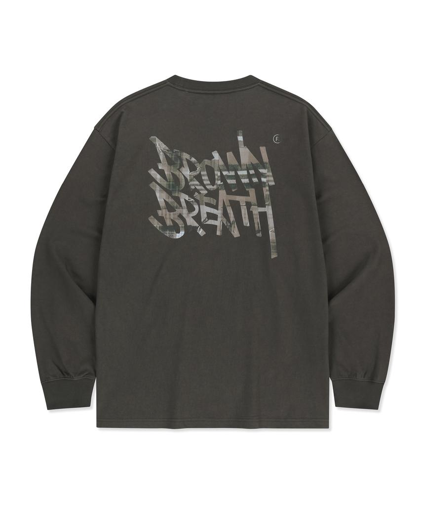 BROWNBREATH Patchwork Check Tag Longsleeve - Brown