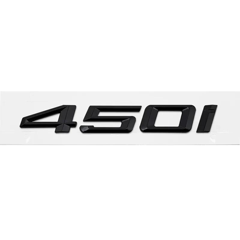 cxjva7 ABS Car Rear Trunk Letters Logo Badge Emblem Sticker For 4 Series 420i 425i 428i 430i 435i 440i 450i F30 F32 F33 F36 G26 G22