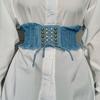 Cloth Female Waistband High Waist Wide Waist Belt Personality Denim Stretchy Cummerbunds  Female