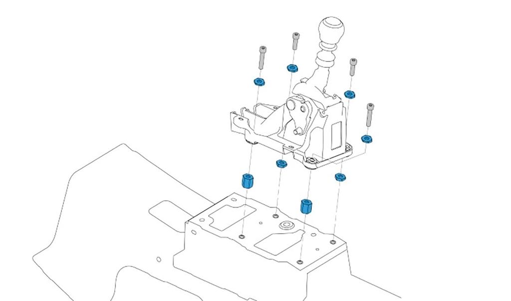 Рычаг Cusco перемещение Toyota GR Yaris GXPA16 1C7 936 A (КУСКО) [Комплект для смены]