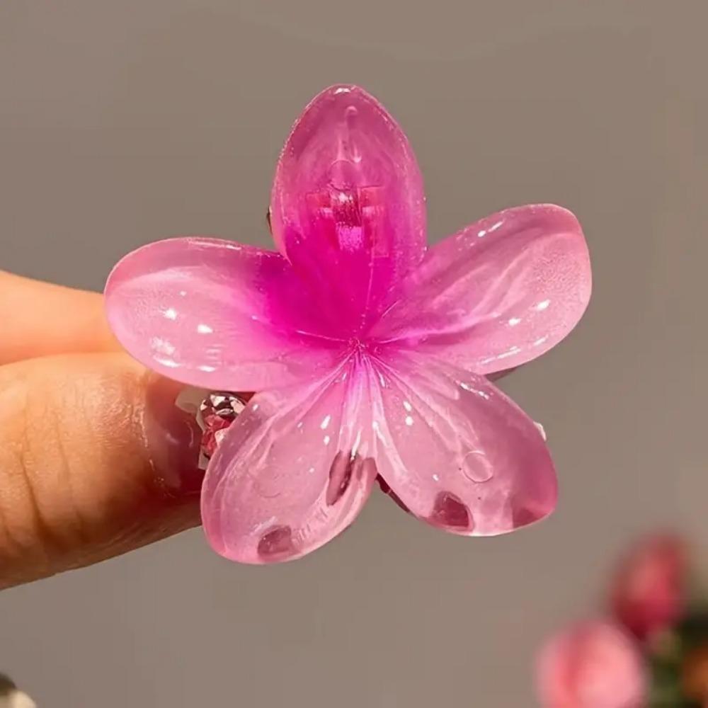 2/4/6 шт. Модные женские заколки-гвоздики с цветочным узором для волос в гавайском стиле для отдыха на пляже