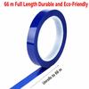 3/5/8/10mm Width Coding Tape 66 Meters Mylar Tape Heat Resist Whiteboard Tape