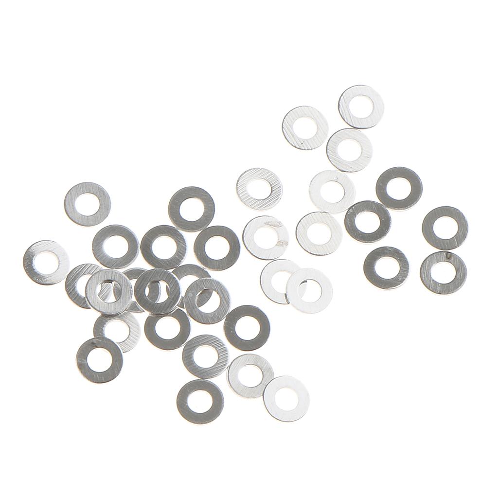 Metric Flat Washers Stainless Steel Non Distortion Anti Rust for Glasses Frames Eyewear DIY Practical Hardware