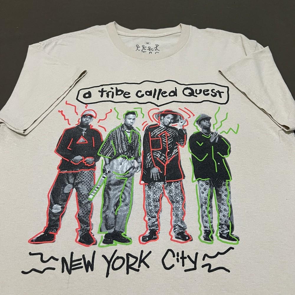 Футболка A Tribe Called Quest Город Нью-Йорк ретро стиль Мужская Женская Унисекс Футболка NH14965