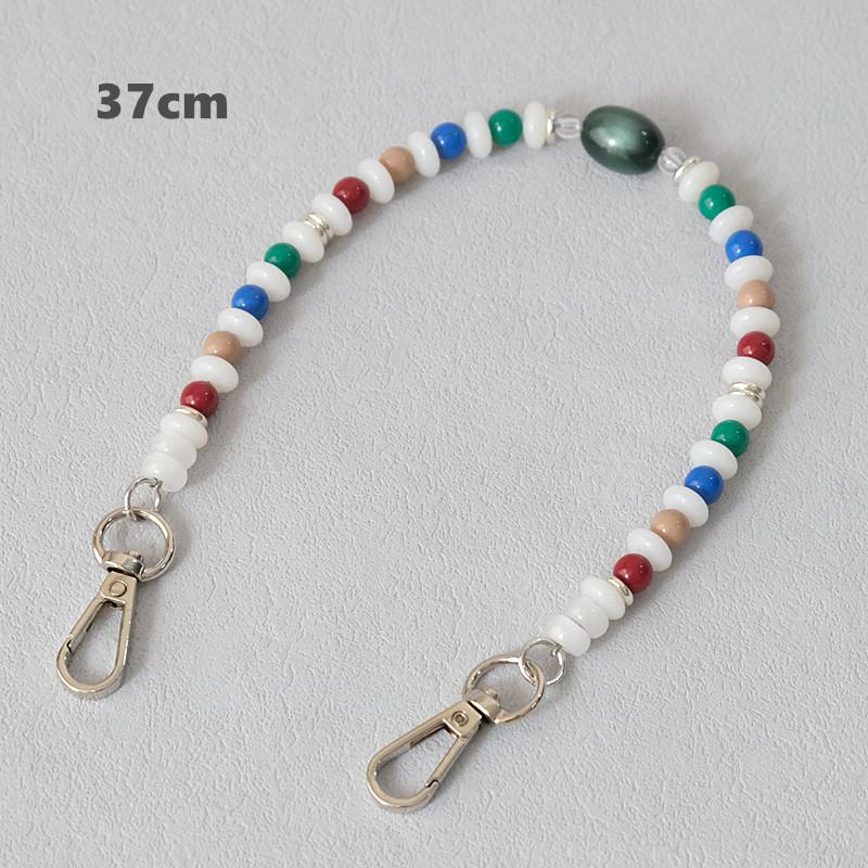 Новый женский аксессуар для сумки Зеленый Белый Конфетный Акриловая смола С бусинами Деталь Ручной работы Браслет на запястье Ремешок для сумки Женская ручка для сумки Цепочка