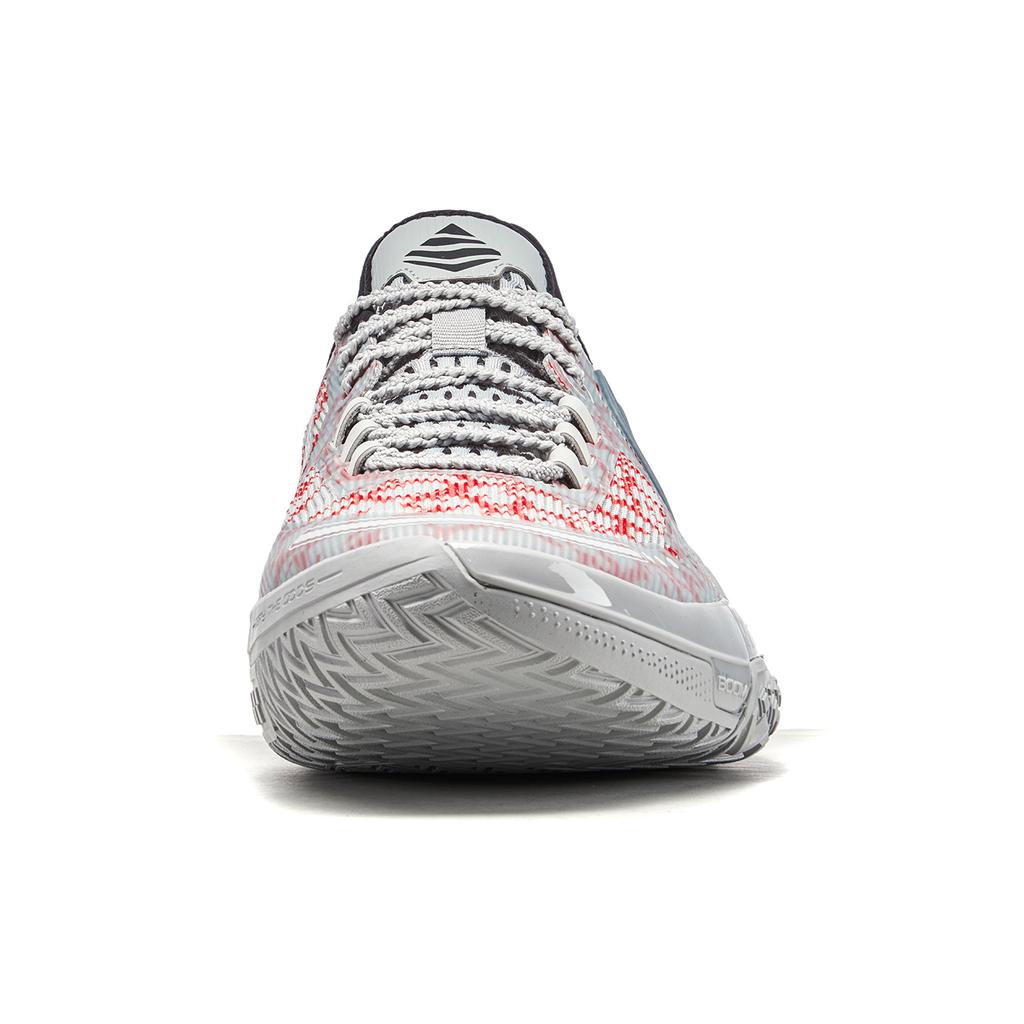 Li Ning Jiao Ao Forged Technology Shock Absorption Non-Slip Wear-Resistant Lightweight Rebound Low-Top Basketball Shoes Men Sneaker Gray ABFU019-10