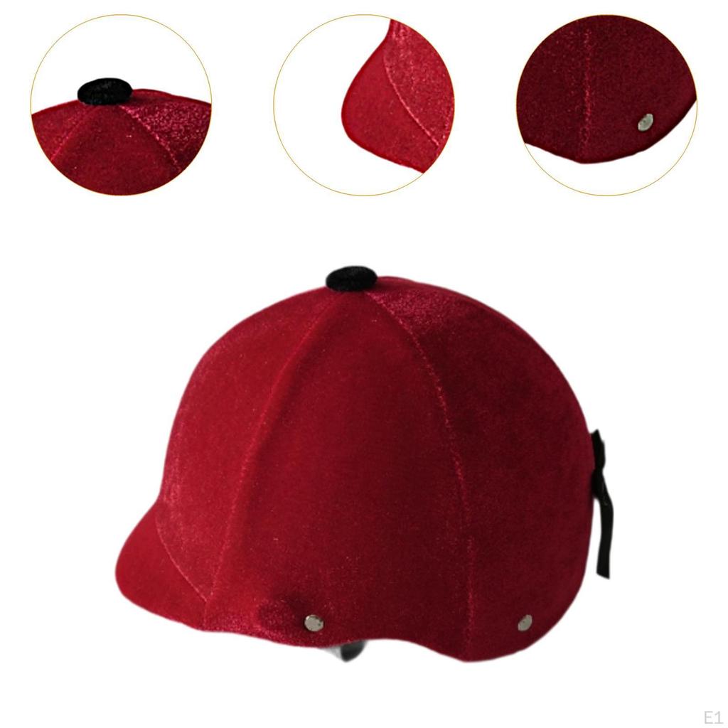Summer Equestrian Hat Riding Cap,Outdoor Sports Cap Comfortable Adjustable Starter