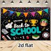 2D Back To School Owl Photo Backdrop Classroom Decor Cloth
