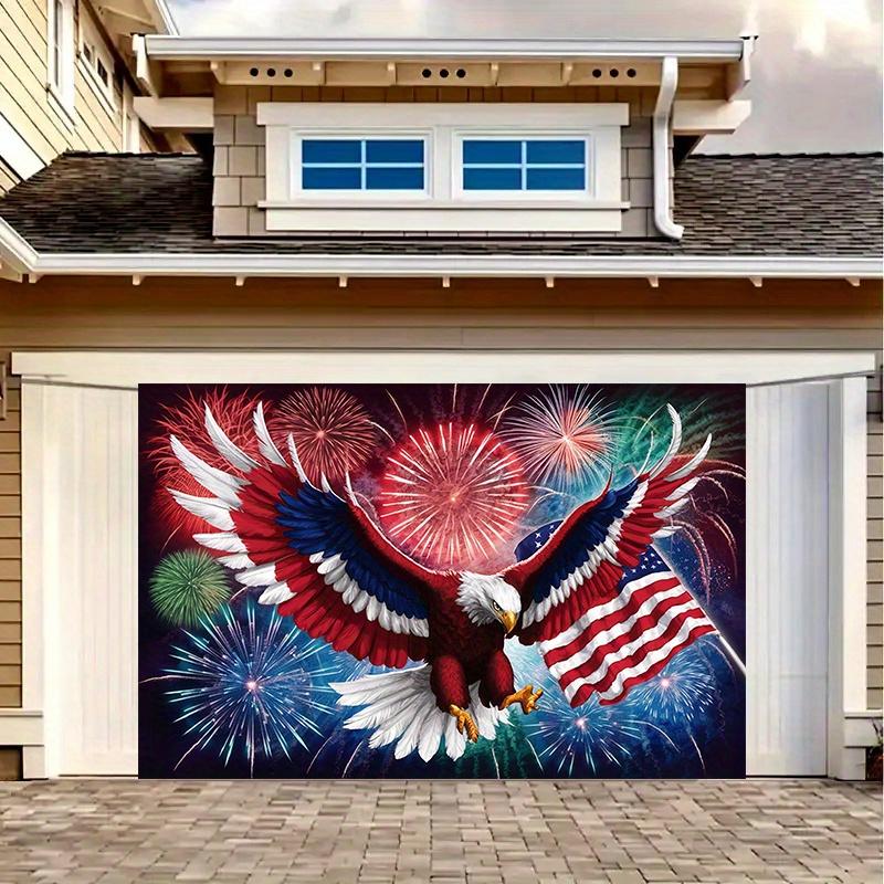 Patriotic Eagle Tapestry Living Room Decoration Independence Day Party Patriotic Theme Room Decoration