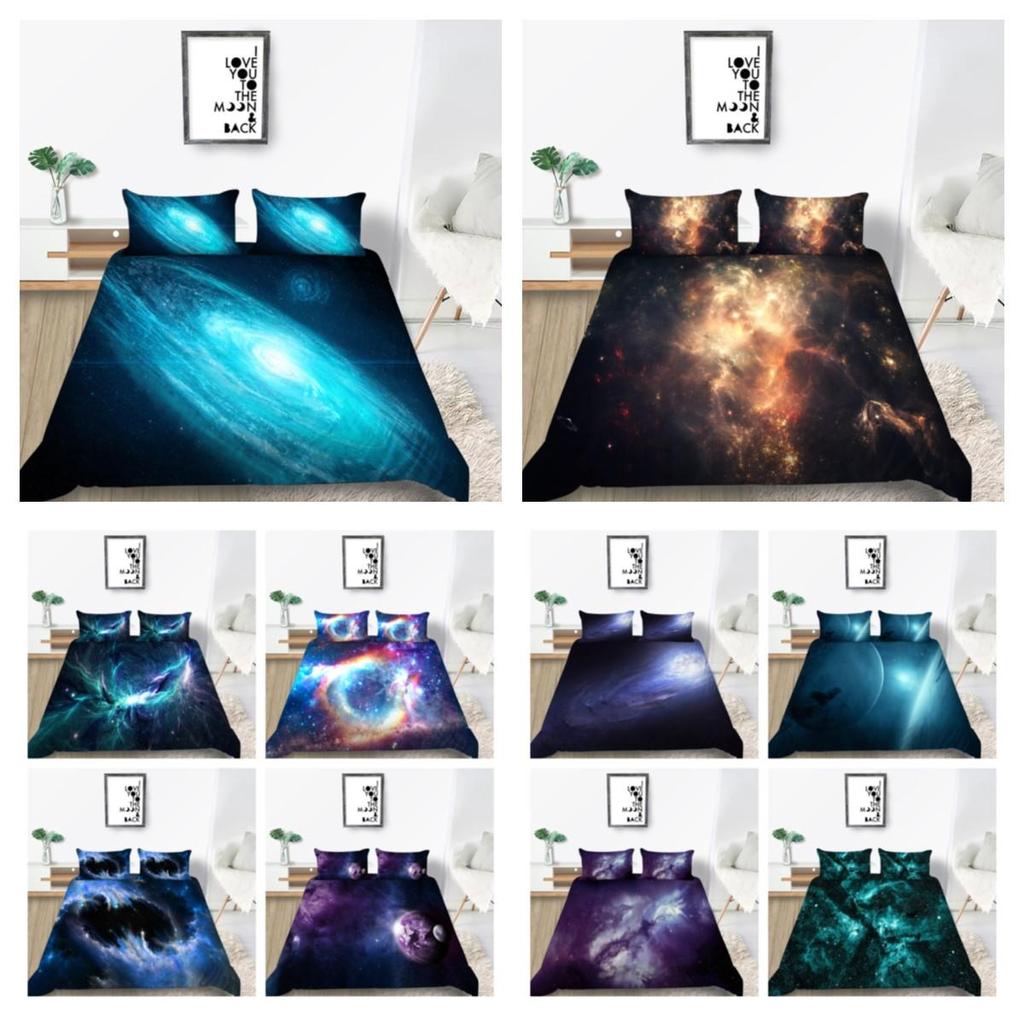 Пододеяльник с принтом звездного неба, постельное белье, новый пододеяльник, костюм для подростков, детский королевский размер, королевский размер, постельное белье