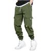 Men's Overalls Drawstring  Multi Pocket Casual Pants Hiking Pants Cotton Twill Pants