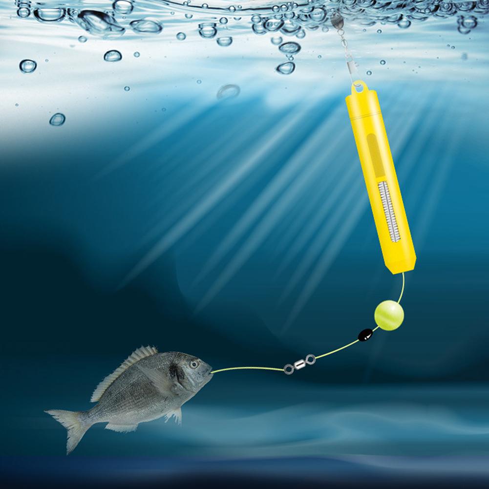 Automatic Fishing Hook Portable Fishing Pole Fixing Spring Fishhook Reusable Gear Equipment Accessories for Outdoor Fishing