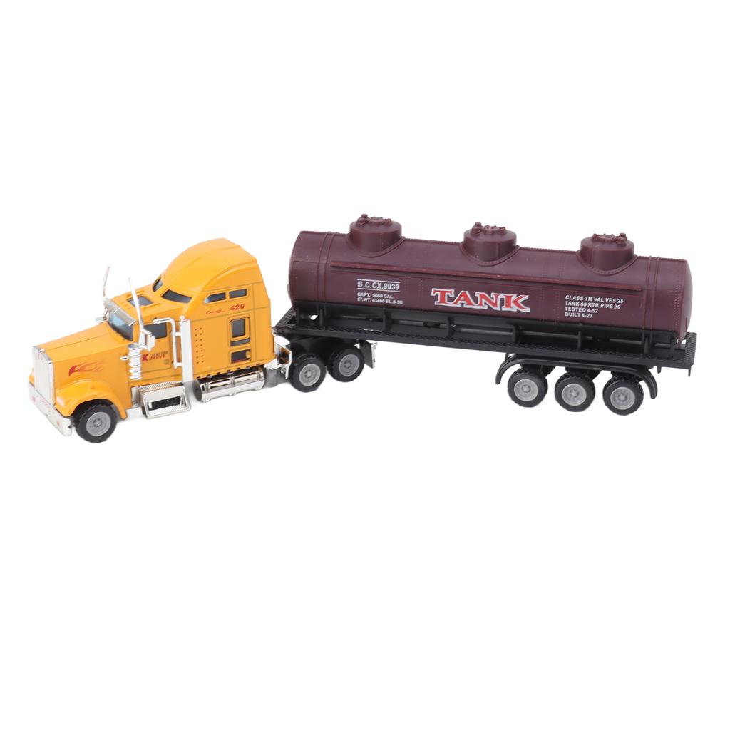 Oil Tanker Truck Toy Transport Truck Model Pull Back Vehicle Model for Boys Children