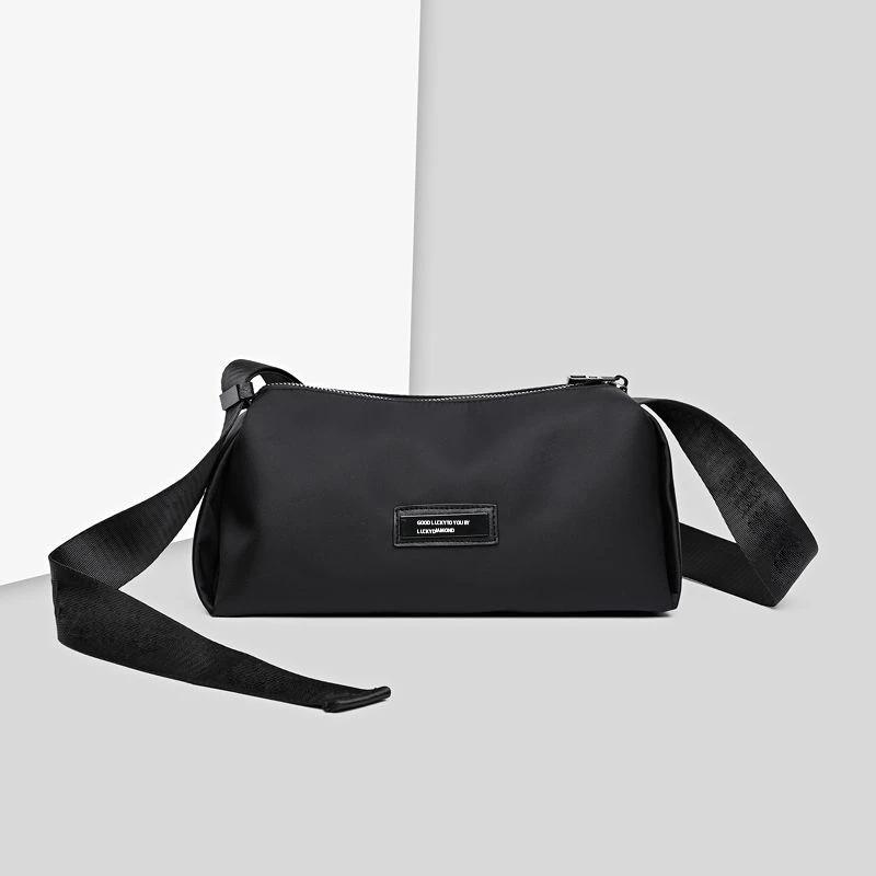 Oxford Cloth Canvas Bag Women's 2025 New Light Leisure Sports Shoulder Bag Women's Bag Diagonal Span Breast Bag