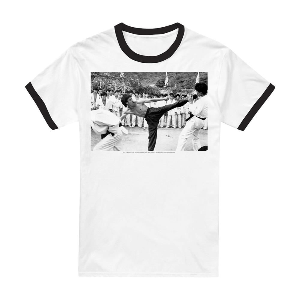 Bruce Lee Unisex Adult Kick To The Head T-Shirt